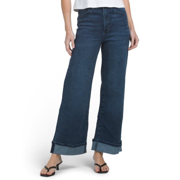 JOE'S Matriarch Wide Leg Cuffed Ankle Jeans - Picture 1 of 2